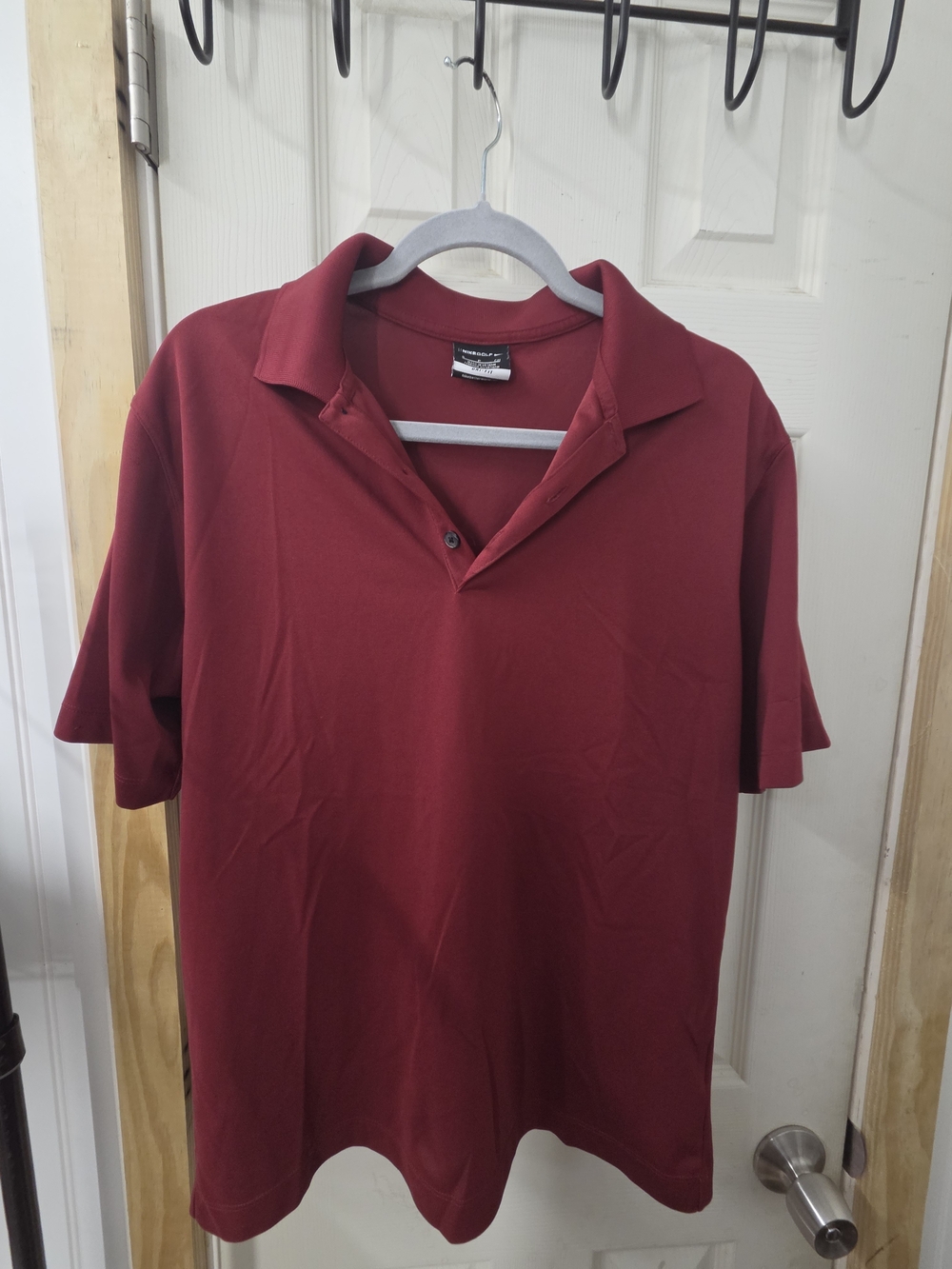 Nike Golf Men's Dark Red Polo Shirt #0136